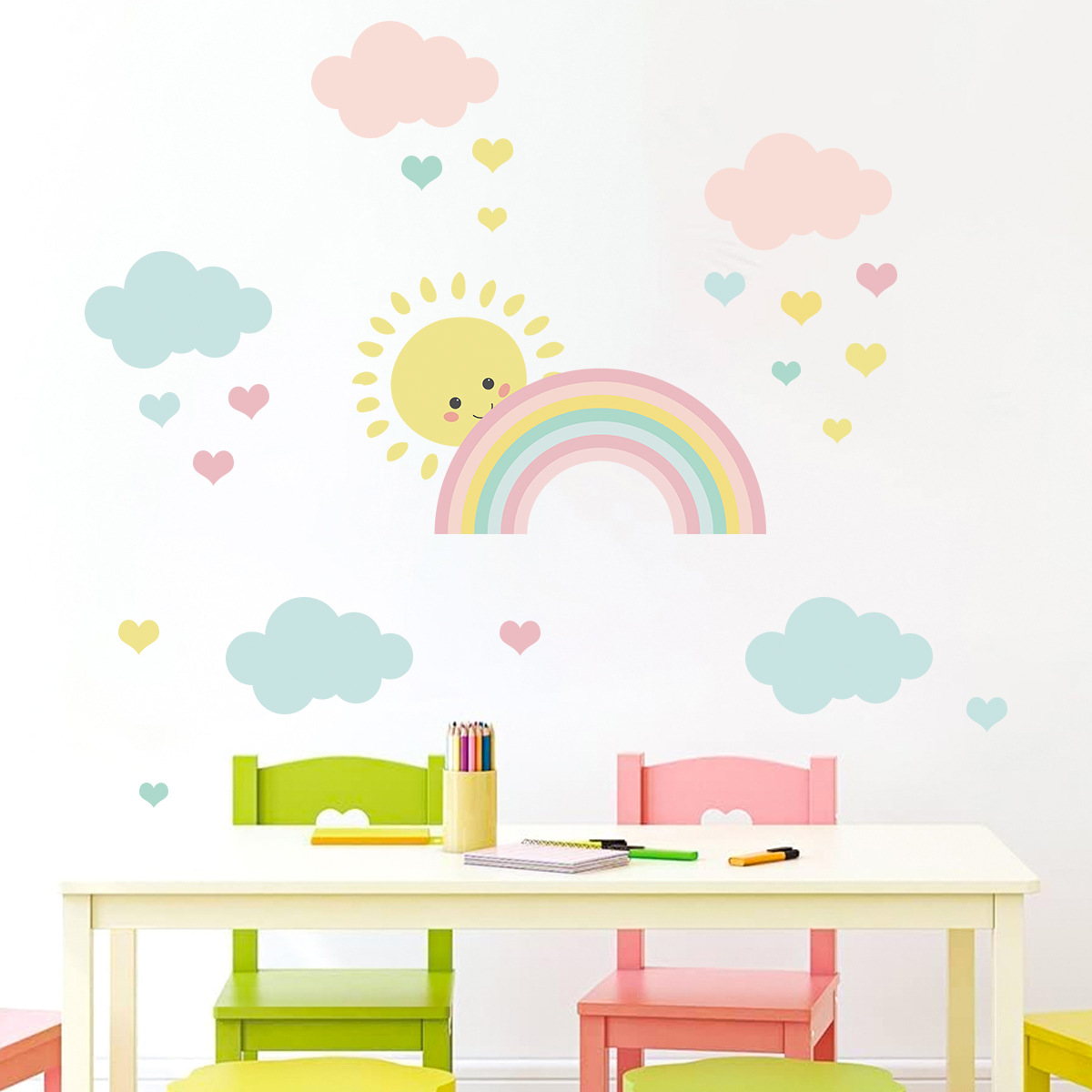Наклейки на стену с мультяшным – обзор и цена Baby Nursery Decor Girl